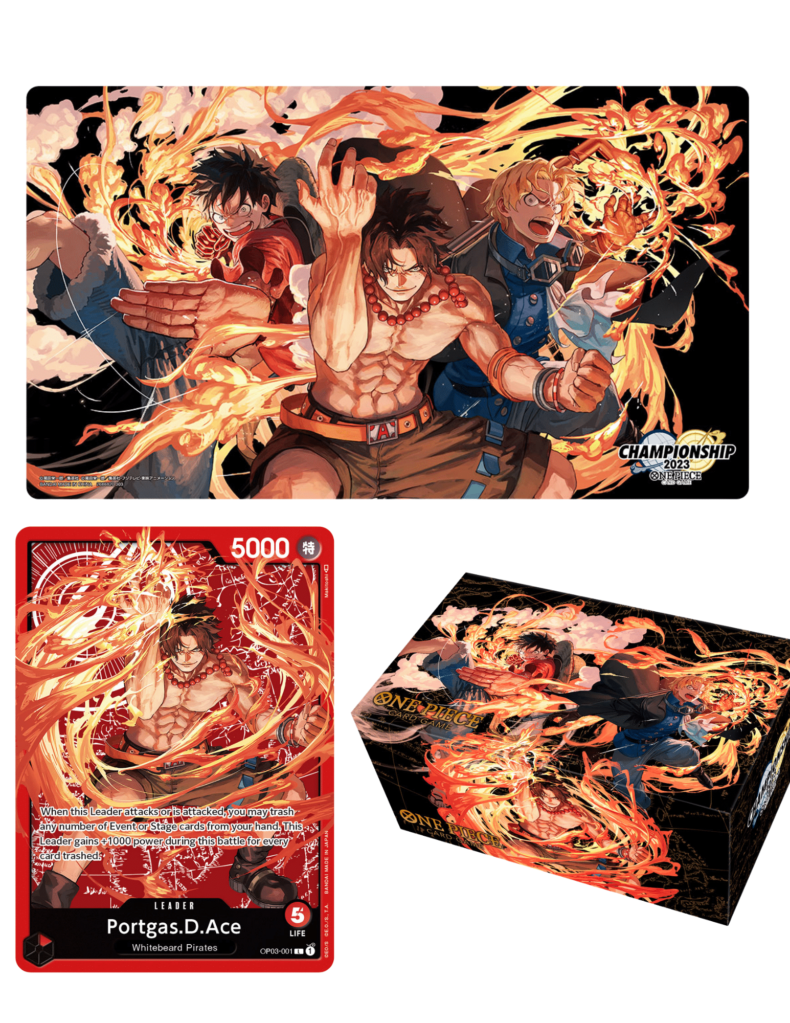 One Piece Special Goods Set Ace/Sabo/Luffy image 0